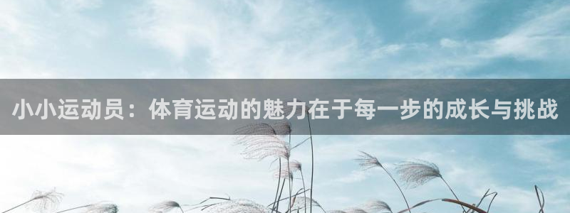 678体育：小小运动员：体育运动的魅力在于每一步的成长与挑战